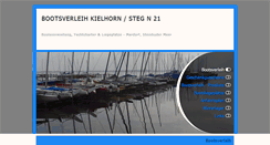 Desktop Screenshot of bootsverleih-kielhorn.de